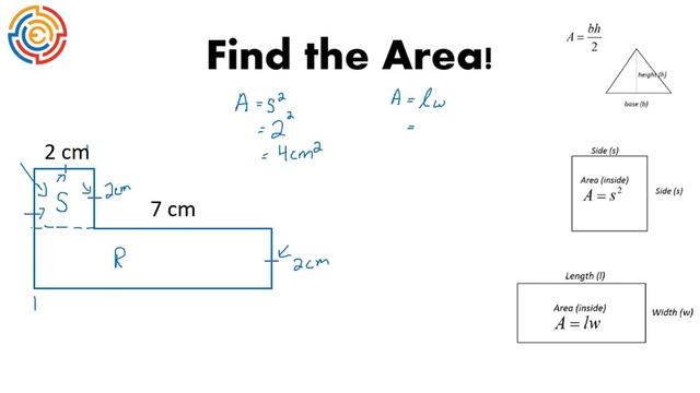 Area Of Complex Shapes: Composite Area | Simplifying Math (Tutor Time)