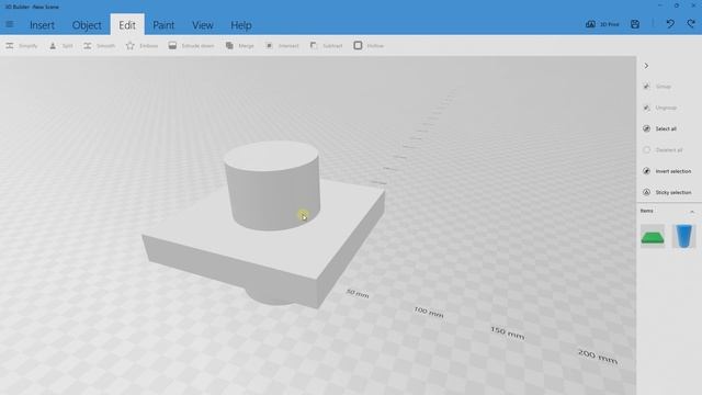 3D Builder boolean operations смотреть онлайн