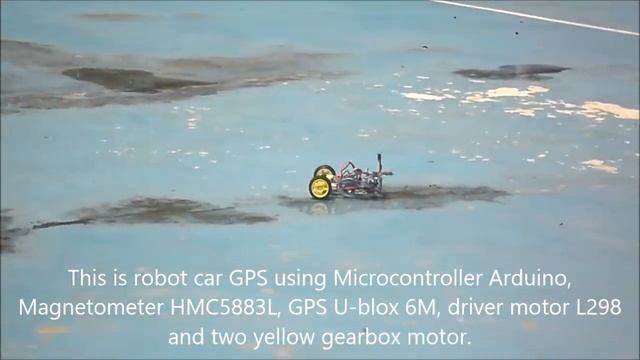 GPS Robot Car Use Arduino смотреть онлайн