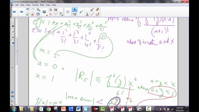 Calculus: G POWER SERIES 17: More on the Lagrange Form of the Remainder смотреть онлайн