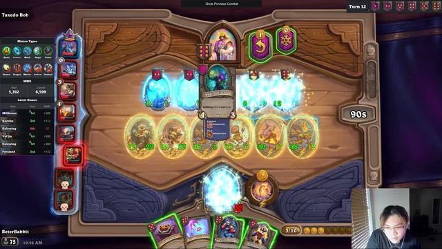 New Mech scaling! | BeterBabbit | Hearthstone Battlegrounds смотреть онлайн