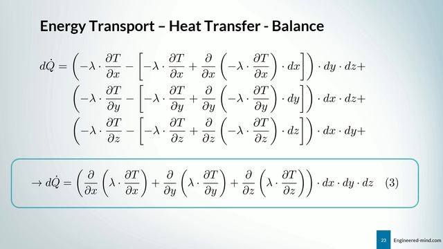 Derivation Of The Energy Equation