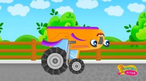 Трактор Траляляктор – Перекладання Коліс – Дитячі Пісні – З Любов'ю до Дітей