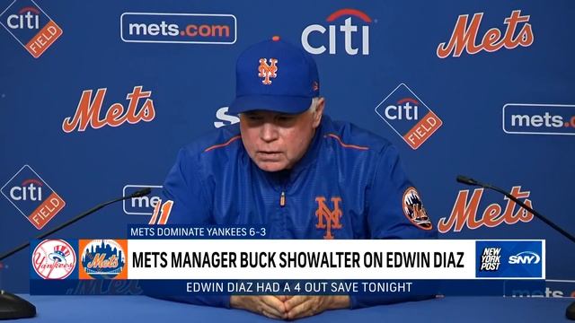 Mets manager Buck Showalter describes electric atmosphere in Subway Series | SNY смотреть онлайн