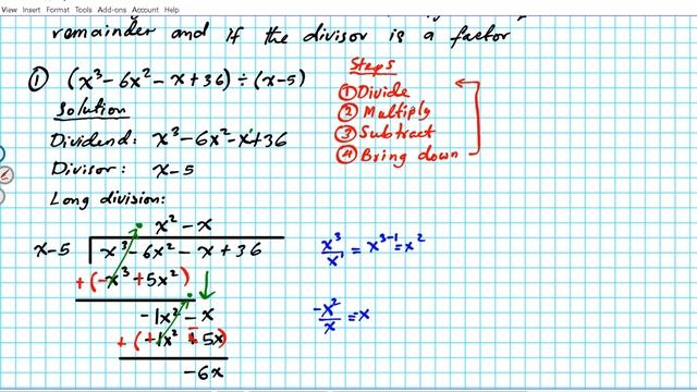 7.6 Algebra 2 How to Long Division of Polynomials Mathgotserved Easy Steps Practice Teachers Pay Ku смотреть онлайн