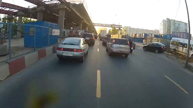 Мототренировка Мячково 05.06.2014 - Обсох по пути домой