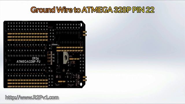 Powering RoboGuts +ATMEGA328P +LD1117V33 3.3V Regulator +9V