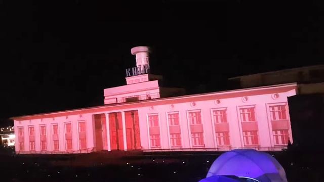 Светошоу на Почтовой площади Киев