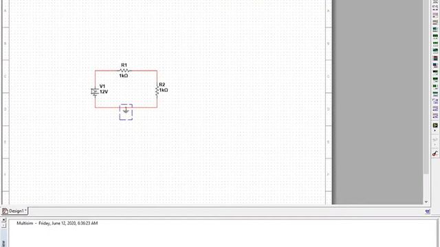 How to use multimeter on multisim, Simple circuit designing on multisim смотреть онлайн
