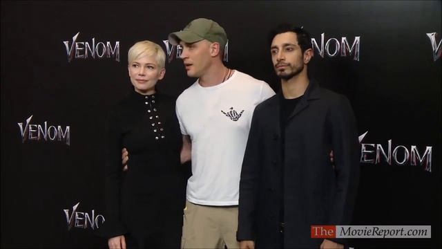 VENOM Tom Hardy, Michelle Williams, Riz Ahmed at CinemaCon - April 23, 2018 смотреть онлайн