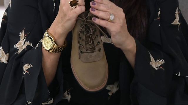 Clarks Leather Lace-up Ankle Boots - Raisie Vita on QVC смотреть онлайн