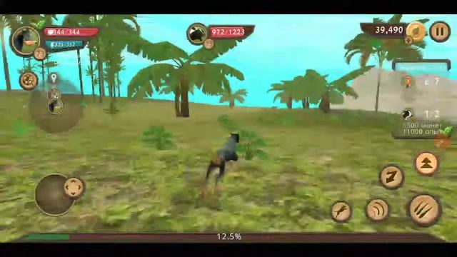 Собака симулятор. Побеждаем пантеру смотреть онлайн