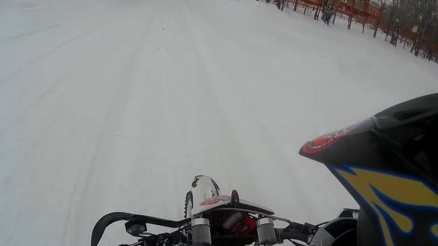 Irbis TTR 125 открыл сезон 2015 1 января))) смотреть онлайн