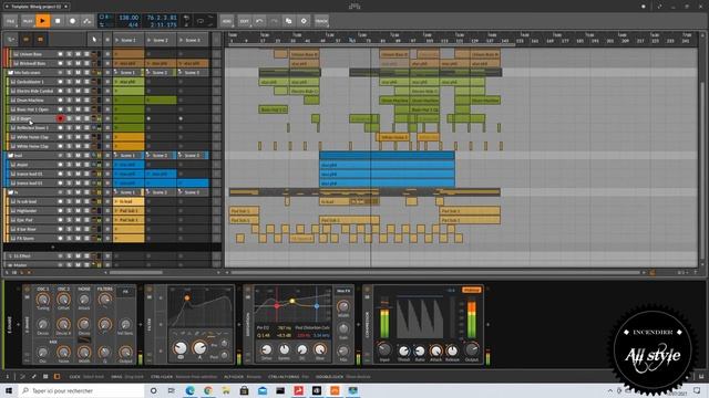 Bitwig project 02 techno X-taz remix Incendier All Style смотреть онлайн