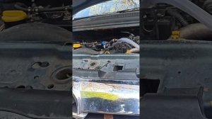 заклинил капот Зафира Б /how to open the hood of Zafira B