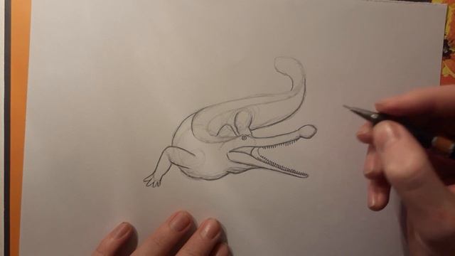 How to Draw Machimosaurus part1 смотреть онлайн
