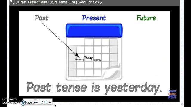 Smart Notebook Lesson - Past, Present, Future смотреть онлайн