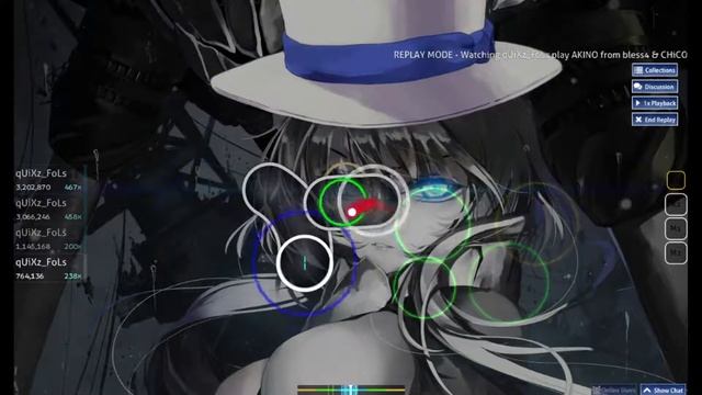 [Osu!] AKINO from bless4 & CHICO with HoneyWorks - MIIRO vs. Ai no Scenario [Sharkie`s Insane] смотреть онлайн