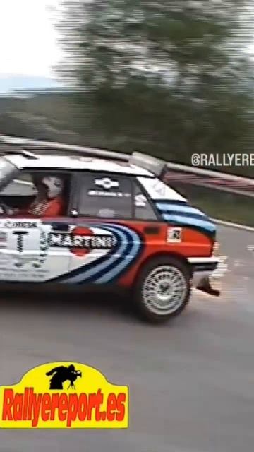 Lancia Delta Integrale on fire #rallying #rallyereport #rally #rali #rallylife #tirandodegalga смотреть онлайн