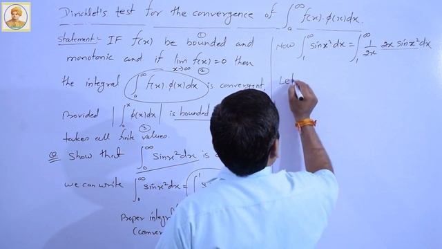 Improper Integral Of First Kind - Dirichlet's Test In Hindi (Lecture 5)
