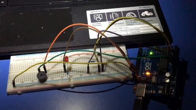 Alarm Security Arduino Uno смотреть онлайн