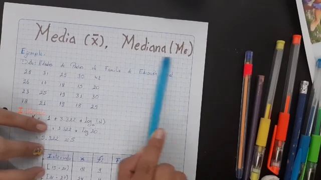 Cálculo de la Media y la Mediana смотреть онлайн