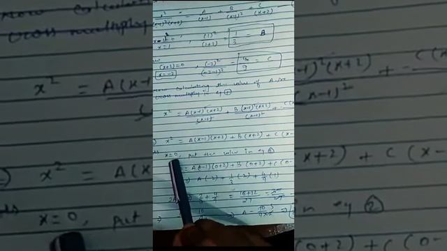 Y=x²/(x-1) ² (x+2) Partial Function & N Th Derivative