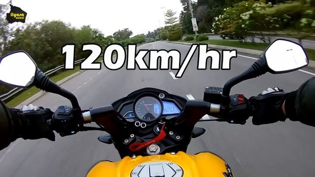 PULSAR NS200 Top Speed Malaysia | Standard Kilang | EKEN H9R Action Camera смотреть онлайн