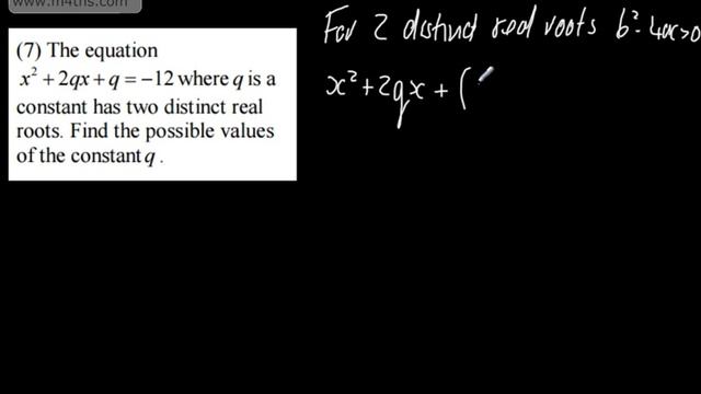 Core 1 - Discriminant 2 - A range of questions on Quadratic Equations AS A Level Maths Edexcel OCR смотреть онлайн