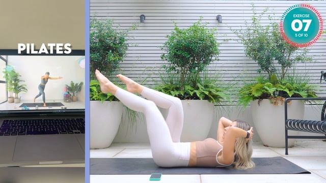 5 min Deep Core Pilates for Results _ 7 Day Abs Challenge смотреть онлайн