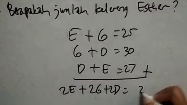 Solusi Soal Matematika HOTS Kelas 6 No 2 Tgl 26 Agustus 2021