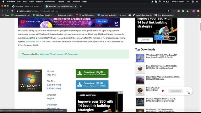 How to Install Microsoft Windows 7 Ultimate SP1 ISO 32 bit & 64 bit | Tutorial 2020 смотреть онлайн