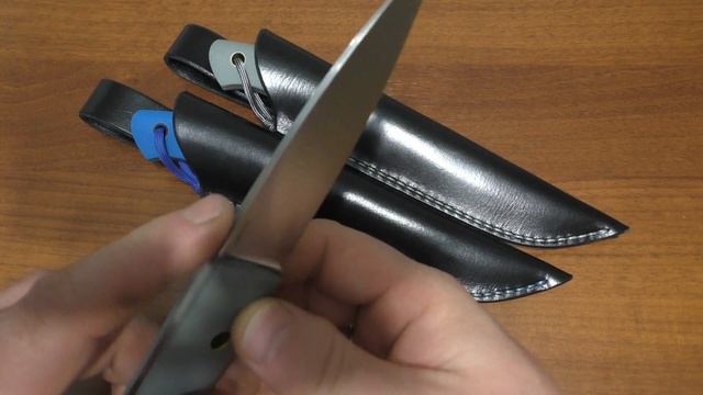 Булатный нож AlphaKnives. Экспериментальный скинер. Все стали с крио... смотреть онлайн