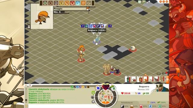 [PVP Dofus 1.29] Einreich-einkaiserin OSA 200 vs Buguero PANDA 200 смотреть онлайн