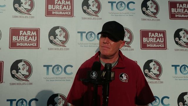 FSU Football | Coach Fuller going over spring practice смотреть онлайн