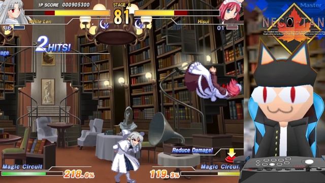 Let's Play Melty Blood Act Cadenza - Part 4 [Neco Arc / White Len / Neco Arc Chaos Arcade Modes]