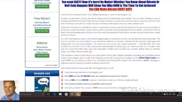 Регистрация, обзор Coin Nuggets