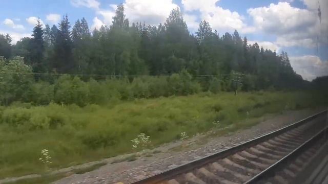Станция Ломоватка из окна поезда смотреть онлайн