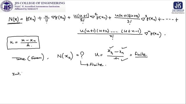 NEWTON'S BACKWARD INTERPOLATION смотреть онлайн
