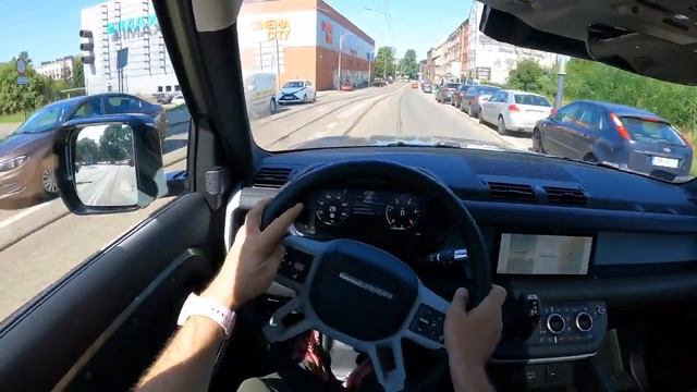 ASMR 2023 Land Rover Defender [3.0 300 HP] | 0-100| POV Test Drive смотреть онлайн