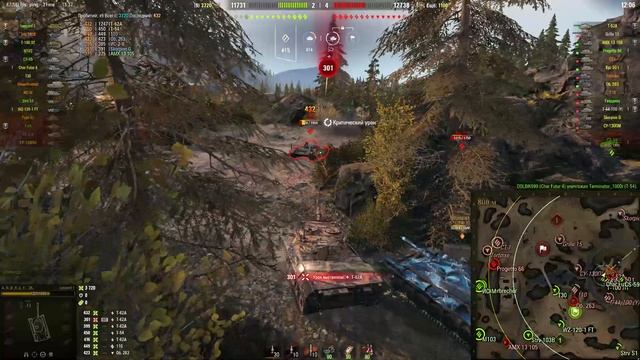 WoT Танки бой на леопарде смотреть онлайн