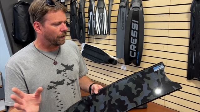 Leaderfins Camo Freediving Fins Carbon & Fiberglass | Kona Freedivers