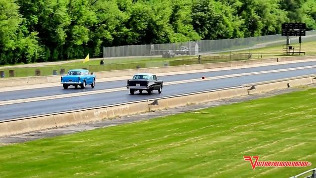 TRI-FIVE GASSERS! PIE CRUST ONLY SLICKS! NO BURNOUTS! NO 60' PREP! UNCLE SAMS! BYRON DRAGWAY! смотреть онлайн