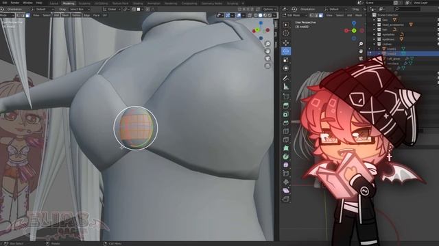 Modeling Sappho in Blender┃1/? смотреть онлайн