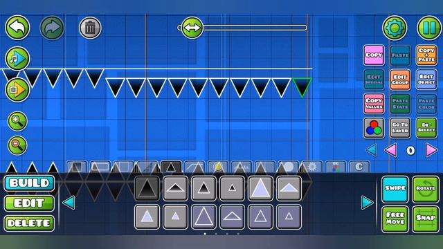 Строим уровень в геометри даш 2.1.1