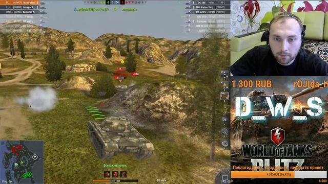 Праздничный стрим с D_W_S | Wot Blitz смотреть онлайн