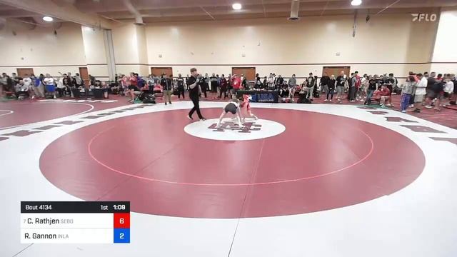 44 Kg Rnd Of 32 - Calvin Rathjen, Sebolt Wrestling Academy Vs Rocco Gannon, Inland Northwest Wrest