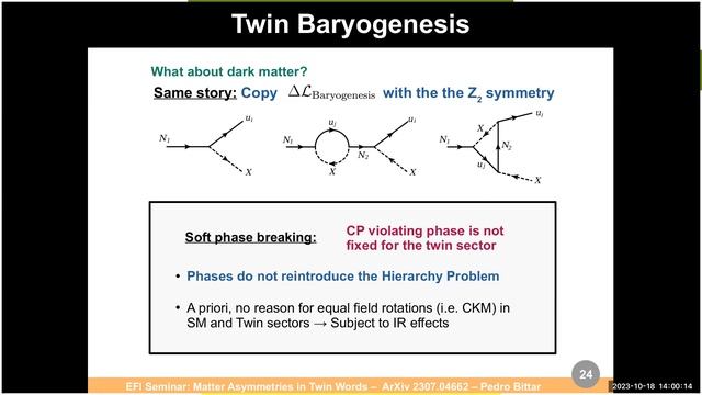 Pedro Bittar - Matter Asymmetries in Twin Worlds 10-18-23 смотреть онлайн