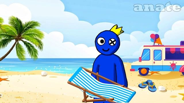 Blue Fulfilled Green's Dream!! Rainbow Friends Animation | Blue x Green x Pink Animation смотреть онлайн