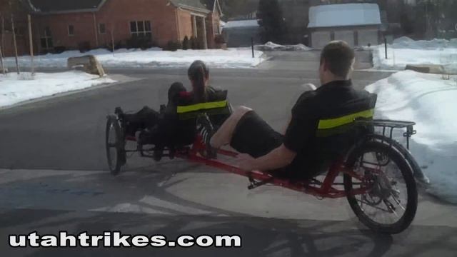 Trident Chameleon Tandem Recumbent Trike Presented by Utah Trikes смотреть онлайн